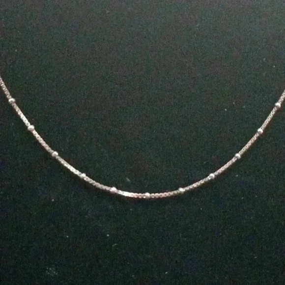 Sterling Silver Box and Ball Style Chain - Picture 2 of 3